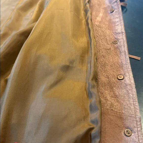 VTG Leather Factory Suede Fringe Jacket Western Cowgirl Boho Rodeo Festival - Picture 13 of 13